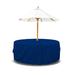 Arlmont & Co. Heavy Duty Multipurpose Waterproof Outdoor Round Dining Table & Chair Set Cover w/ Umbrella Hole in Blue | 24 H x 95 W in | Wayfair