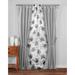 Winston Porter Jorgan Polyester Curtain Polyester in Gray/White | 84 H x 37 W in | Wayfair EA282D1765FA41D2A5DAE4C9D44DE3A4