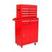 WFX Utility™ Burlbaw 20.4" W 8 Drawer Bottom Rollaway Chests, Wood in Red | 44.5 H x 20.4 W x 11 D in | Wayfair 52541CFAA0EC485BA1E653CD8C9CB4B6