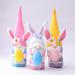 The Holiday Aisle® Easter Plush Gnome Tabletop Set, Colorful Bunny & Eggs | 13.4 H x 4.3 W x 3.5 D in | Wayfair 2536963F1D994B48BDE4DFFCCE510C42