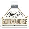 Plaque à suspendre atelier de la gourmandise