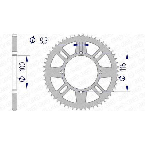 AFAM Krone aus Aluminium 17104420