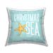 Stupell Christmas By The Sea Blue Holiday Printed Throw Pillow Design by Stephanie Workman Marrott