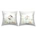 Stupell Sandpipers Summer Beach Grass Printed Throw Pillow Design by Patricia Pinto (Set of 2)