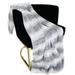 Plutus Gray Silver Furever Faux Fur Luxury Throw Blanket