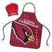 NFL Apron & Chef Hat Set, with Large Team Logo - Arizona Cardinals - 31" x 25"