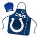 NFL Apron & Chef Hat Set, with Large Team Logo - Indianapolis Colts - 31" x 25"