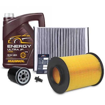 Bestprice Inspektionspaket SET A + 5L 5W-20 Motoröl [Hersteller-Nr. 40669553] für Ford