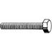 ZORO SELECT U04114.031.0150 Grade 8, 5/16"-18 Hex Head Cap Screw, Zinc & Yellow