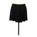 H&M Casual Skirt: Black Solid Bottoms - Women's Size Large