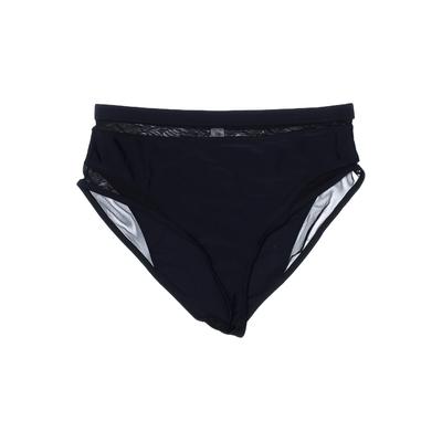 Forever 21 Plus Swimsuit Bottoms: Black Print Swimwear - Women's Size 1X Plus