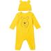 Disney Winnie the Pooh Newborn Baby Boys Snap Coverall and Hat Newborn to Infant