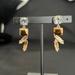 J. Crew Jewelry | J Crew Gold Tone Rhinestone Dangle Post Earring | Color: Blue/Gold | Size: Os