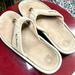 Columbia Shoes | Columbia “Pongo” Thong Sandal,Suede Footbed. Previously Owned, Lots Of Wear Left | Color: Black/Tan | Size: 9