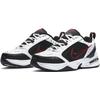 Trainingsschuh NIKE "AIR MONARCH IV", Gr. 45, schwarz-weiß (weiß, schwarz), Leder, Synthetik, Textil, sportlich, Schuhe, Topseller