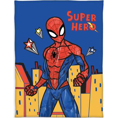 Kinderdecke SPIDERMAN "Spiderman" Wohndecken Gr. B/L: 130 cm x 170 cm, bunt Kinder Kinderdecken