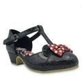 Disney Shoes | Disney Minnie Mouse Heeled Dress Shoes | Color: Black | Size: 7bb