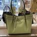 Michael Kors Bags | Michael Kors Emilia Large Pebbled Leather Tote Bag Light Sage Color | Color: Gold/Green | Size: Large