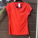 Adidas Tops | Adidas Orange Cap Sleeve Top | Color: Orange | Size: M