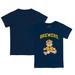 Infant Tiny Turnip Navy Milwaukee Brewers Teddy Boy T-Shirt