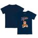 Infant Tiny Turnip Navy Detroit Tigers Teddy Boy T-Shirt