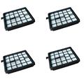 Cleaner Spare Accessories 4Pcs Vacuum Cleaner Haipa Filter Accessories Fit For Dirt Devil F45 HEPA Filter Replacement Mesh (Color : Black)