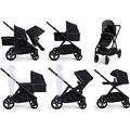Cosatto Wow XL Tandem Pushchair in Silhouette with Buggy Board and Raincover