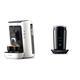 Philips Domestic Appliances Senseo Maestro Kaffeepadmaschine mit Kaffeestärkewahl und Memo-Funktion, 1,2 L, Farbe: Weiß (CSA260/10) & Philips SENSEO® Milk Twister, 500 Watt, 0.12 L schwarz (CA6500/60)