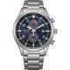 Citizen Men Chronograph Japanese Quartz Watch with Stainless Steel Strap CA7028-81L