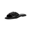 Tamaris Damen Slipper, Frauen Slip On,Businessschuhe,Anzugschuhe,elegant,Office,Freizeit,Slipper,Mokassins,Halbschuhe,Black Leather,40 EU