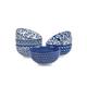 Selamica Ceramic 12 OZ Dessert Bowls Set, Cereal Bowls for Kitchen, 4.7 Inch Small Bowls for Ice Cream, Snack Side, Dishes Rice, Microwave Dishwasher Safe, Set of 6, Vintage Blue