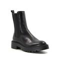 Dune London Womens Leather Chunky Chelsea Ankle Boot - 6 - Black, Black