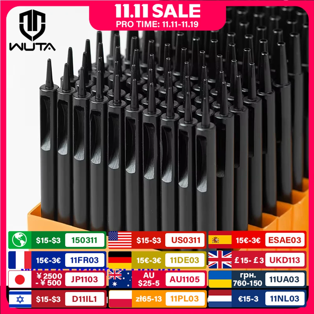 WUTA 4-10 pièces Placage Titane Perforatrice En Cuir Outils De Perforation Ronds Ensemble Perforateur Creux Bricolage Outils D'artisanat En Cuir outils en cuir