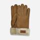 UGG® Turn Cuff Glove for Women in Brown, Size Medium, Shearling