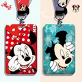 Porte-cartes Disney Anime en PVC étui de protection pour carte d'identité housse anti-perte sac