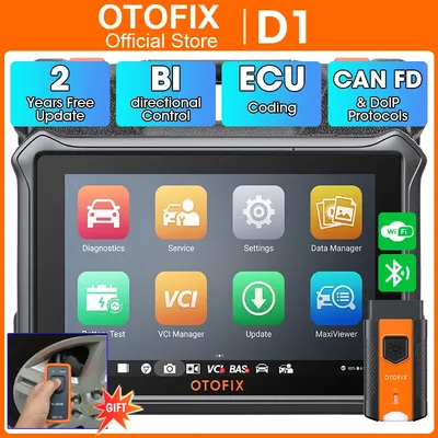 OTOFIX-Outil de Diagnostic Automobile Bluetooth D1 Scanner Bidirectionnel OBD2 Tous les Systèmes