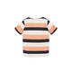 TOM TAILOR Jungen Kinder T-Shirt mit Muster 1035084, Orange, 116-122