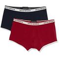 Emporio Armani Underwear Herren Gift Box X-Mas Edition 2-Pack Trunk, Marine/Amaranth, XL