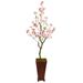 5' Cherry Blossom Artificial Tree in Decorative Planter - 17.5"