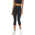 Amazon Essentials Damen Active Formende Capri-Leggings mit hohem Bund (in Übergröße erhältlich), Schwarz, XL Große Größen