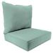 Sunbrella 24" x 47" M int Green Solid Outdoor Deep Seat Chair Cushion Set - 46.5'' L x 24'' W x 6'' H