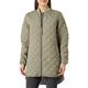 camel active Damen Kurzmantel aus recyceltem Polyester Coat, Oliv, 40