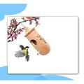 August Grove® Anife Hummingbird 6 in x 2.5 in x 2.5 in Birdhouse Wood in Brown | 5.7 H x 2.4 W x 2.4 D in | Wayfair