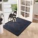 Ebern Designs Chamise Non-Slip Indoor Outdoor Door Mat Synthetics in Black | 35 H x 24 W x 0.39 D in | Wayfair 89371404FEF34CAEBBC2D441DE440BFF