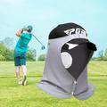 Balaclava Breathable Fresh Silk Fabric Sun Light Sport Trip Hiking Fishing - Light gray