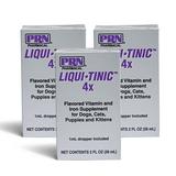 PRN Pharmacal Liqui-Tinic 4X - Iron and Vitamins Oral Nutritional Supplement for Pets- Liver-Flavored Supplement with Iron and B-Complex Vitamins to Support Wellness - 2 Fl Oz (3 Pack)