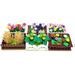 Flower Boxes 161 Pc Building Blocks Bright Colorful Toy Bricks Set of 6 Flower Boxes | General Jim s Toys| Compatible with Lego Cobi Wange Sembo and all major brick building brands.