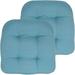 Hanas 2Pcs Water-Resistant Indoor/Outdoor Bench Cushion 19 x 19 Inch Garden Patio Bench Cushion Sky Blue