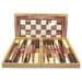 WorldWise Imports WWE26417A 19 in. Walnut Decoupage Backgammon Set