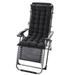 49inch Sun Lounger Chair Cushions Patio Cushions Chaise Outdoor Mattress Recliner Quilted Thick Padded Seat Cushion Reclining Chair Rocking with Ties